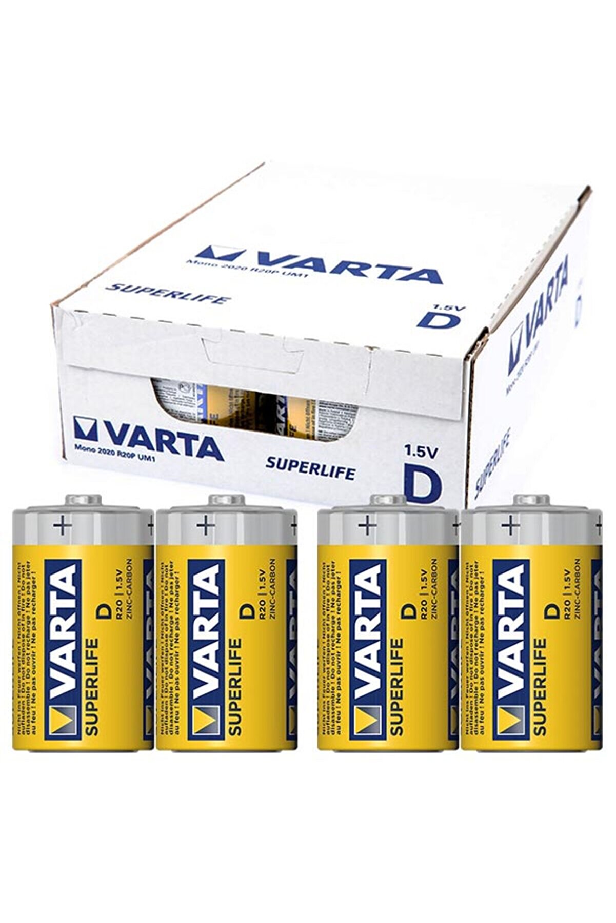 Superli̇fe Çi̇nko Büyük D Boy Pi̇l 24 Lü Paket