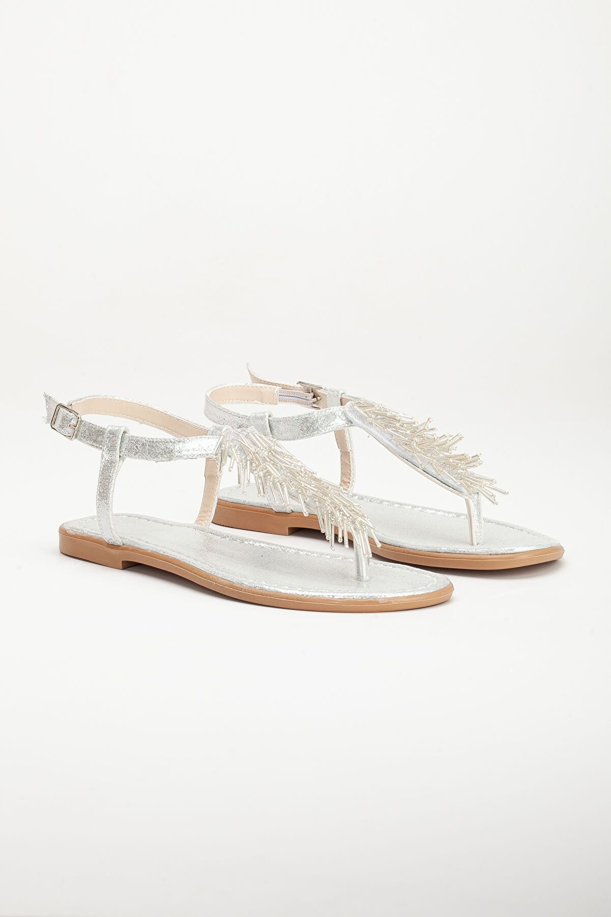 Gult Kadın Yazlık Parmak Arası Sandalet