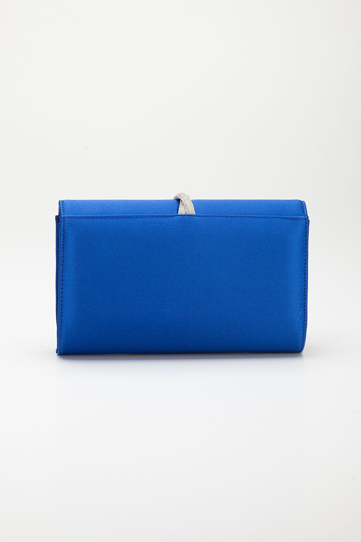 Gult Portf&ouml;y Saten Zarf &Ccedil;anta Mavi̇