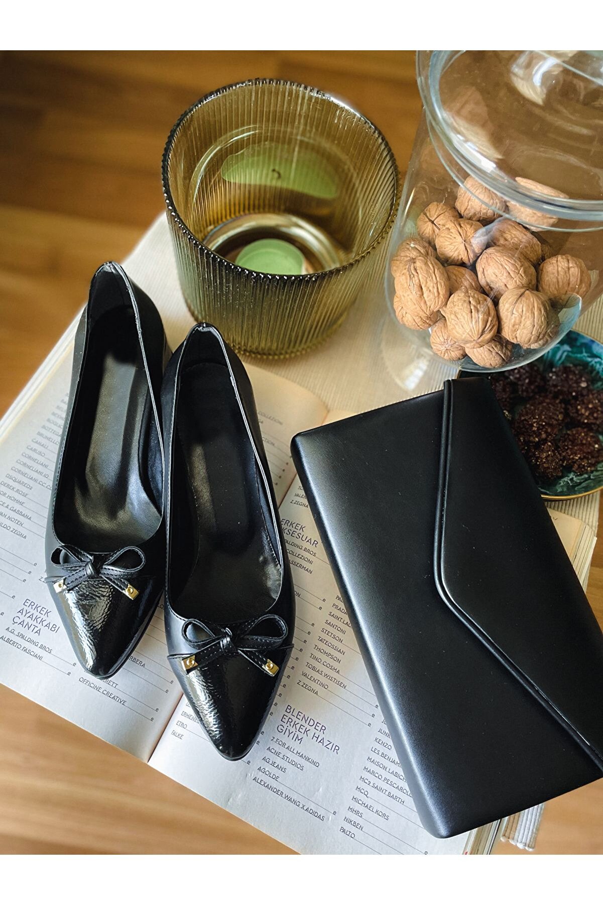 Gult Portföy Zarf Çanta Si̇yah Ci̇lt