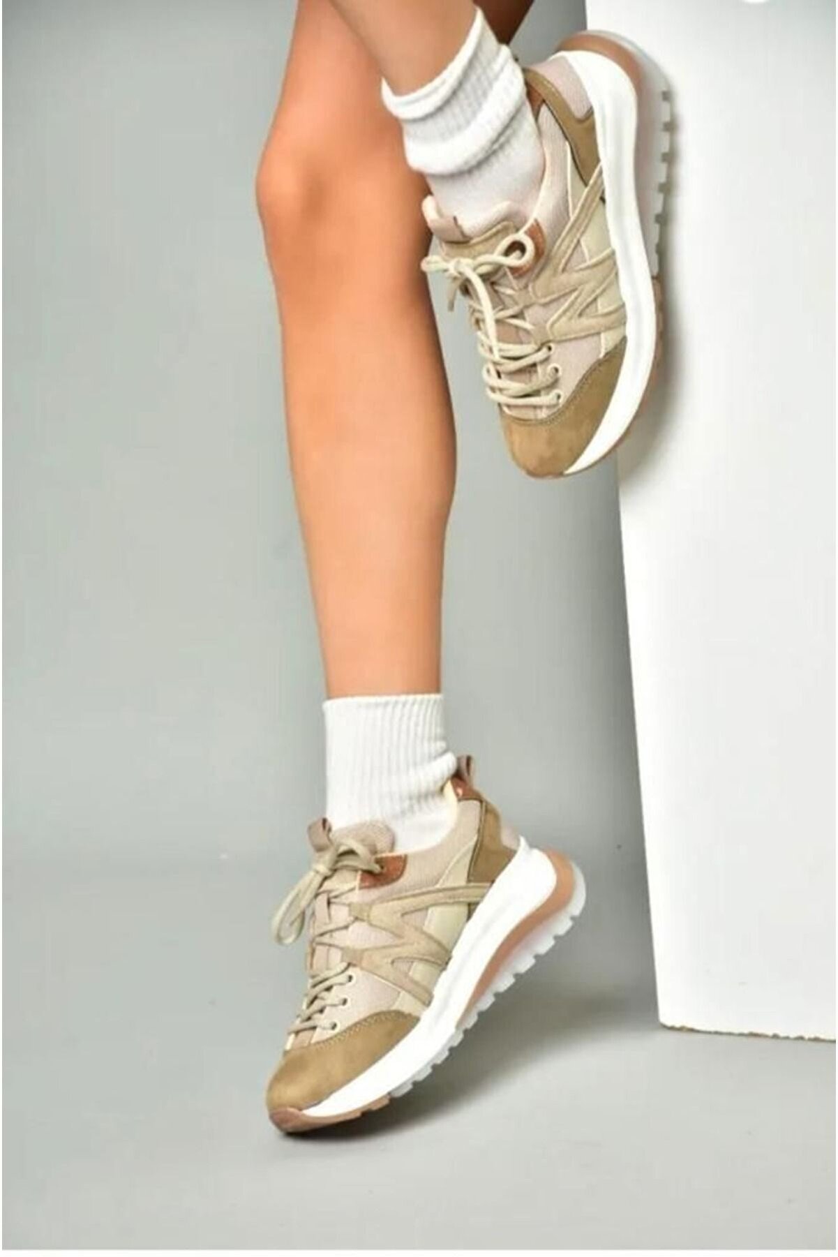 Gult Kadın Spor Ayakkabı Nut Gölge