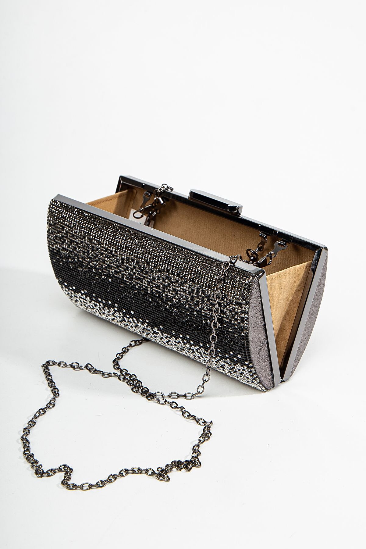 GULT Taşlı Platin Sultan Çanta