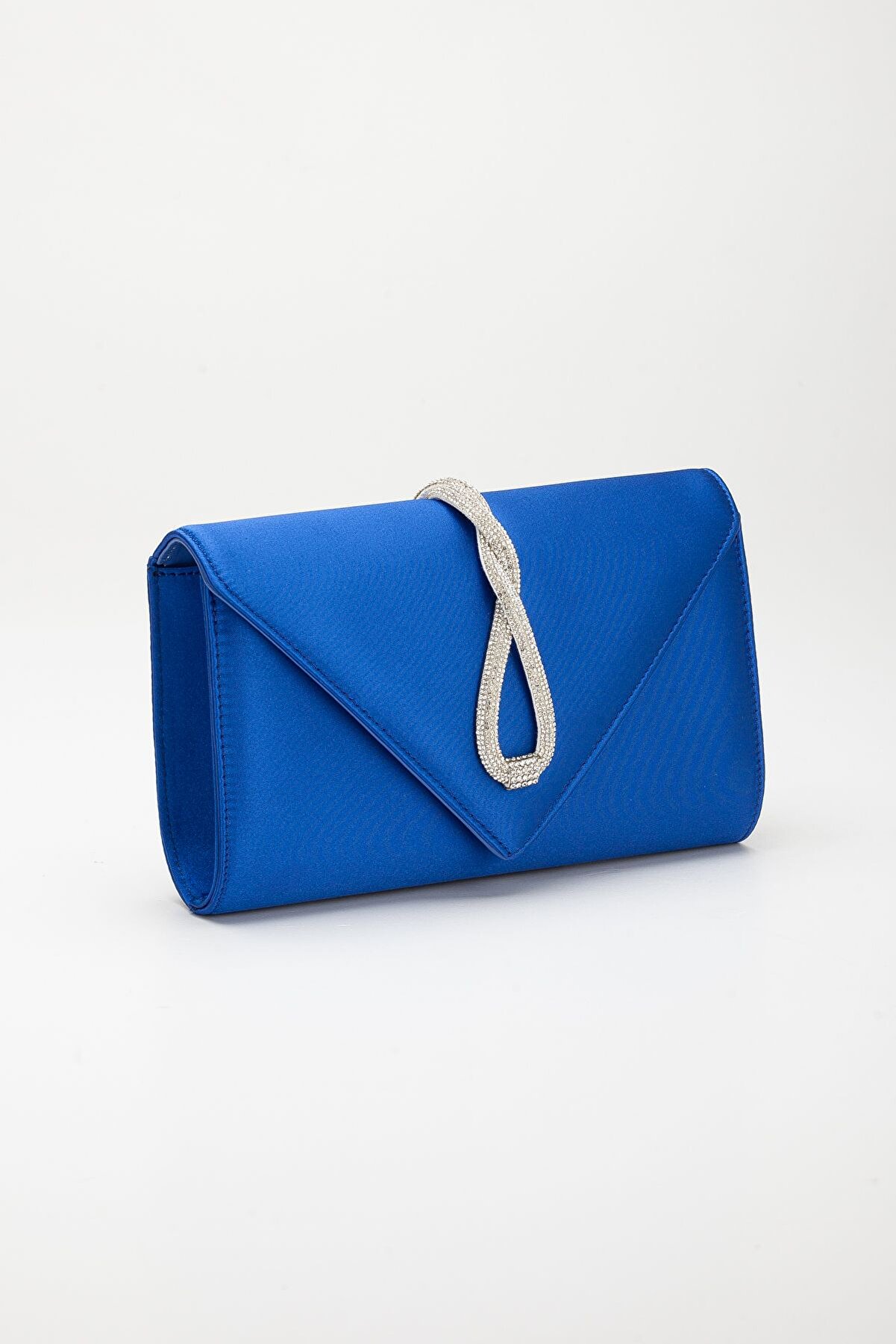 GULT Portföy Saten Zarf Çanta Mavi