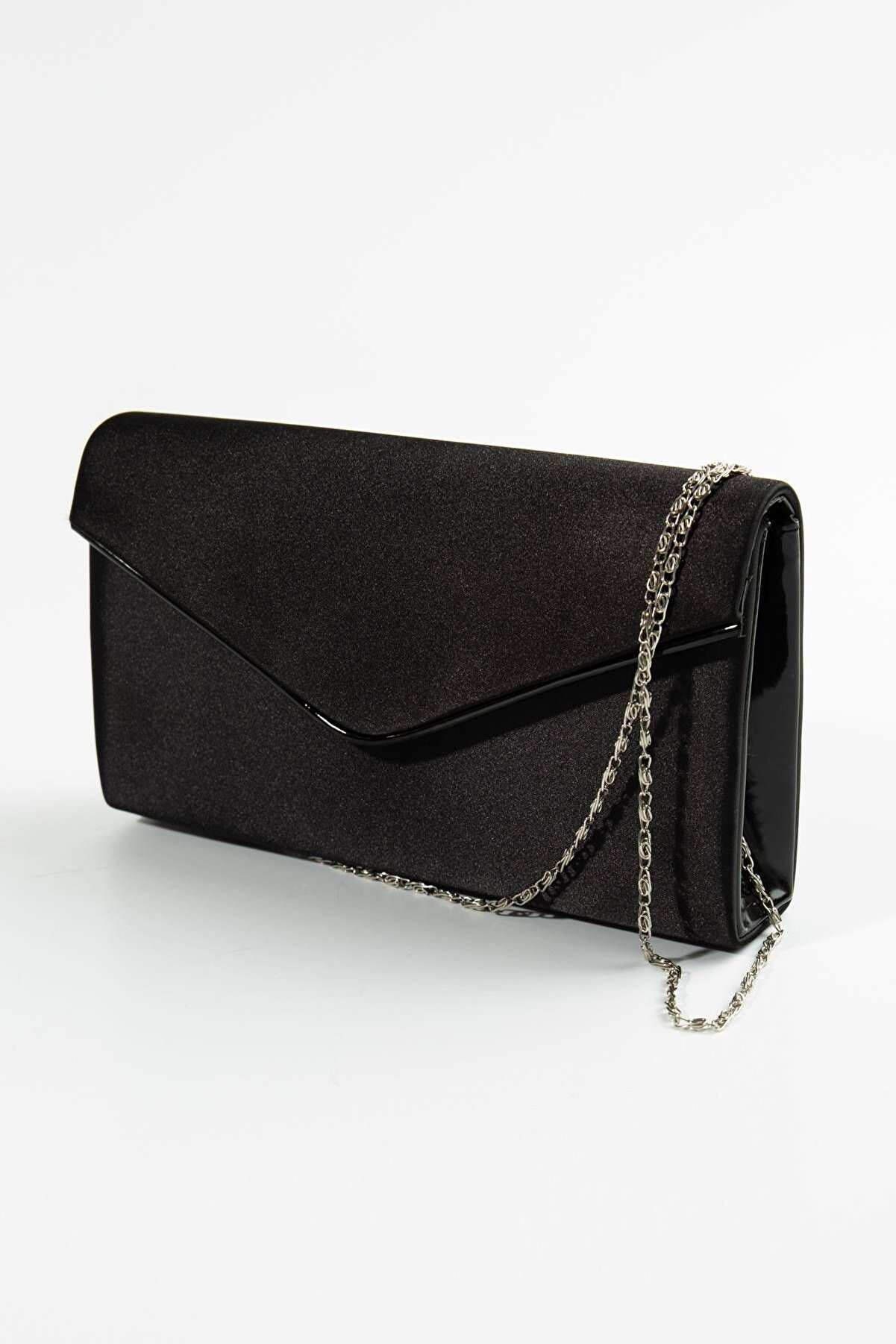 Gult Portföy Zarf Çanta Si̇yah Saten