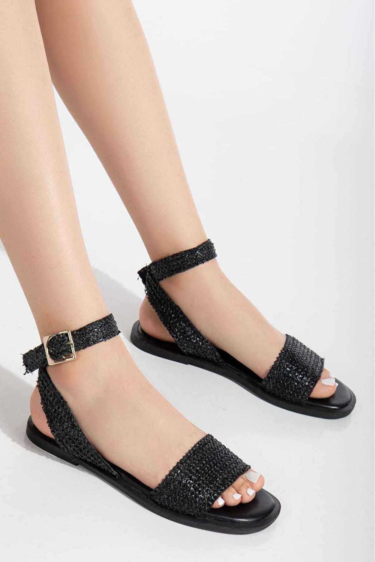 Gult Kadın Sandalet Hasır