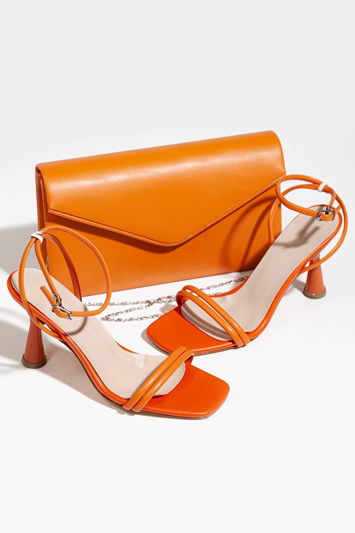 Gult Turuncu Portföy Çanta