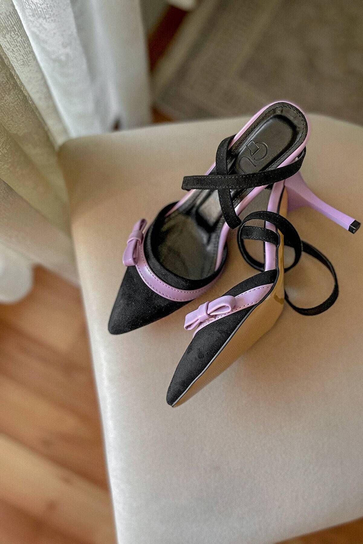 Gult Kadın Ince 8.5 Cm Topuklu Yazlık Tarz Ayakkabı Li̇la