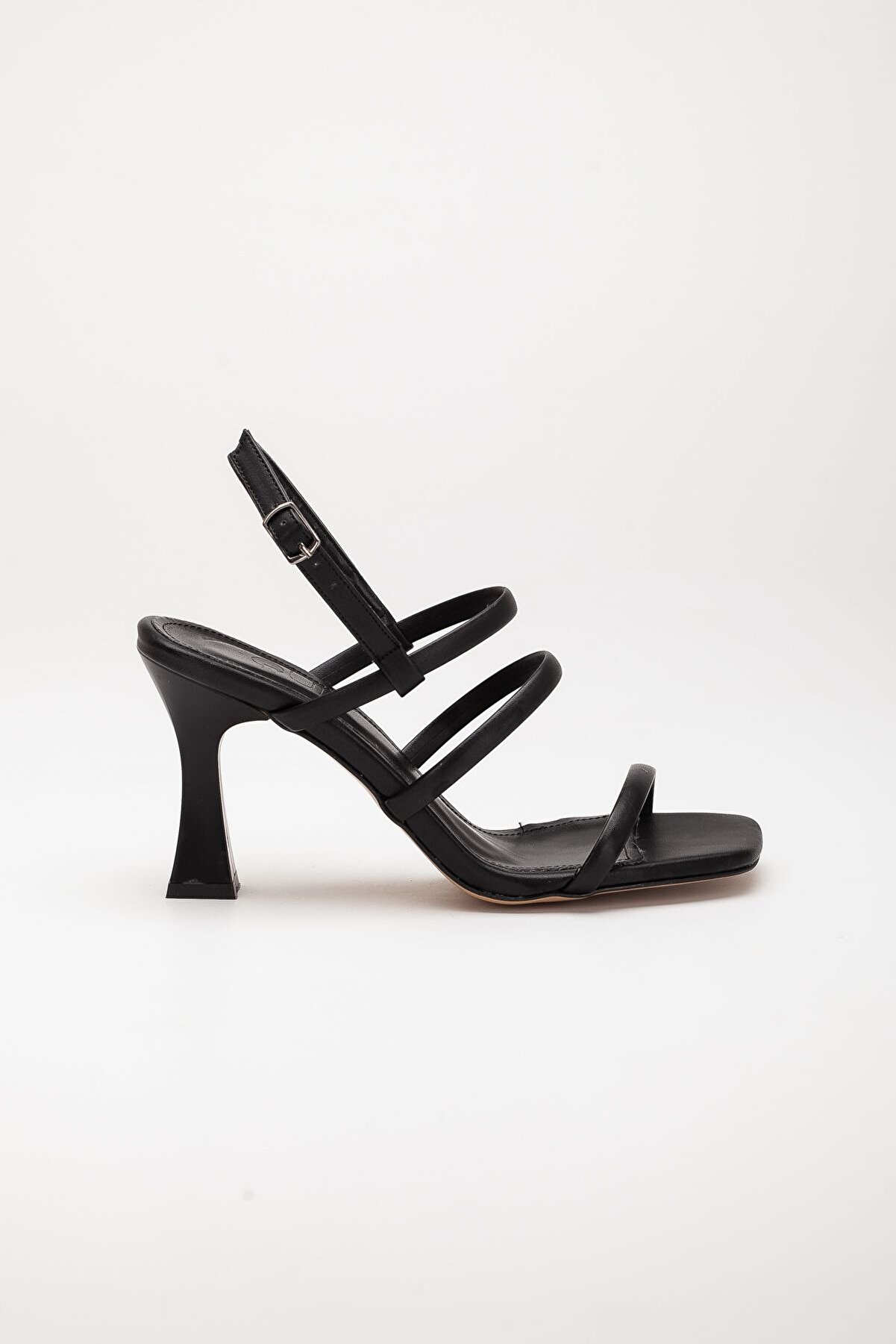 Gult Kadın Bantlı Şık Ve Sade Gece Ayakkabısı Si̇yah