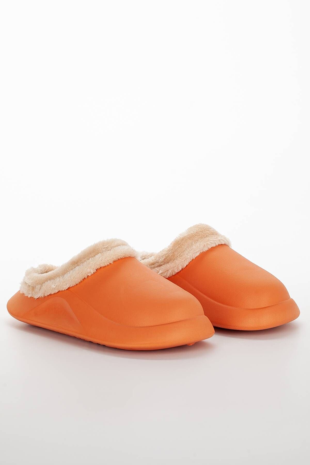 Gult Kadın Içi̇ Kürklü Kışlık Sıcak Terli̇k Turuncu