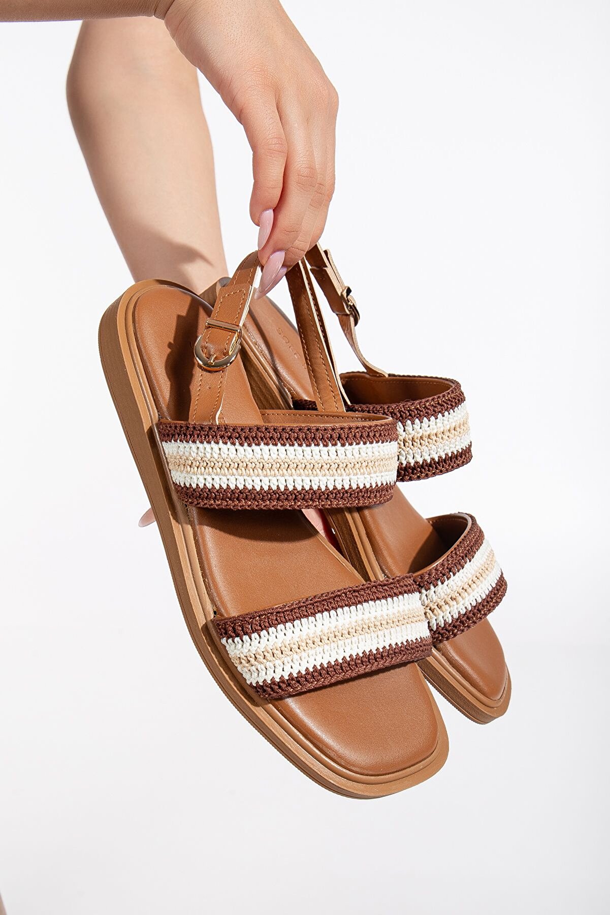 Gult Sandalet Tri̇ko