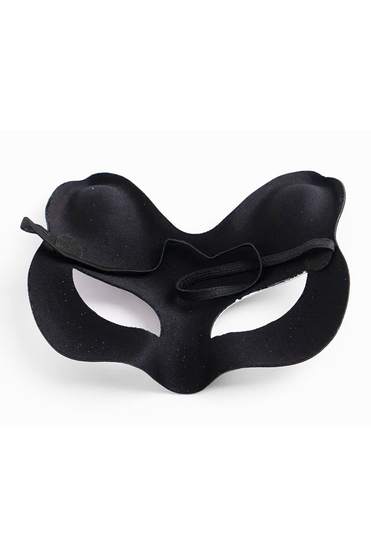 Go İthalat Si̇yah Renk S&uuml;et Kaplama &Uuml;zeri̇ Mavi̇ Kırmızı Si̇mli̇ Kedi̇ Maskesi̇ 17X14 Cm (4178)