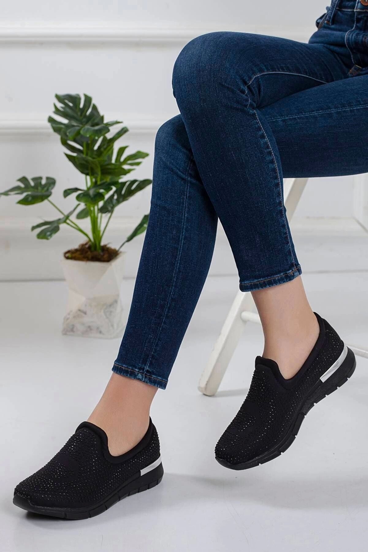 Gult Kadın Günlük Aynalı Spor Ayakkabı