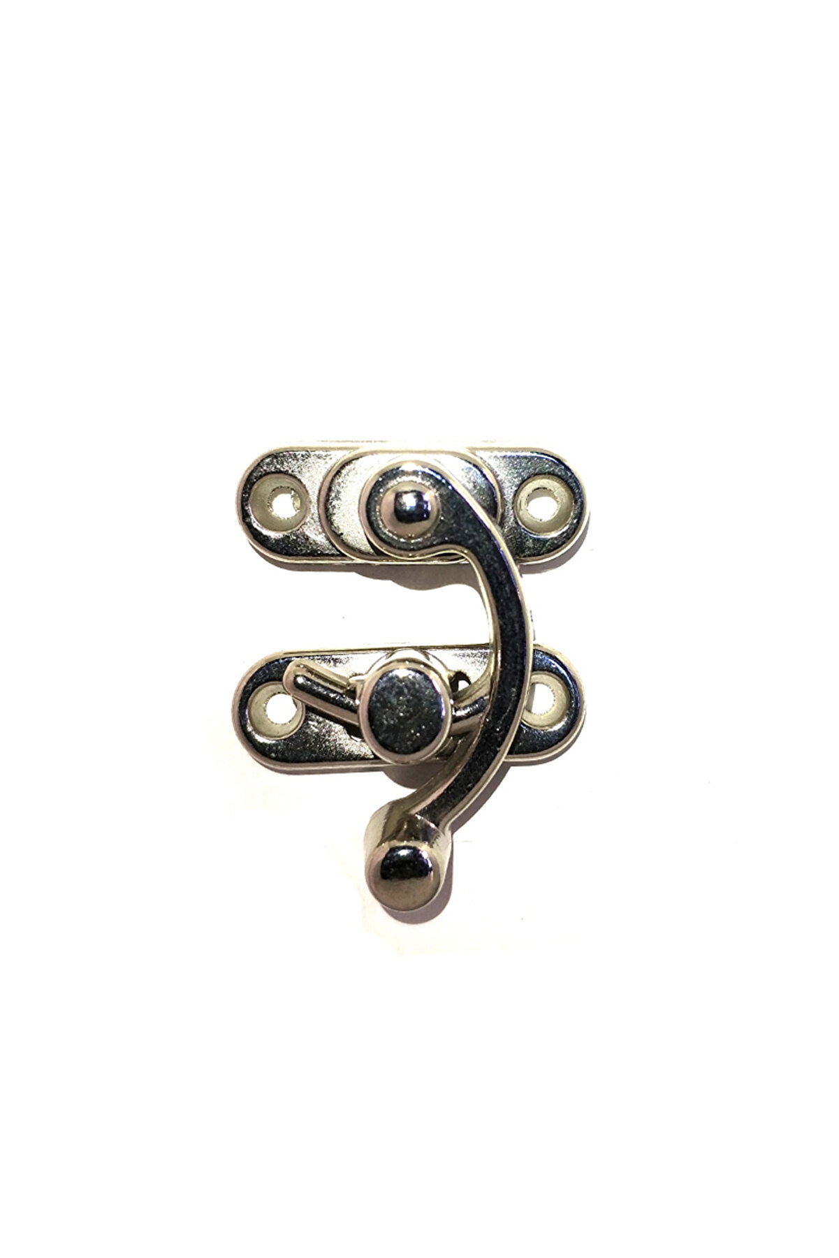 evimdeyokyok Yay Gözü, Ahşap Kutu Klipsi - Küçük 28x33 mm, Nikel, 100 Adet