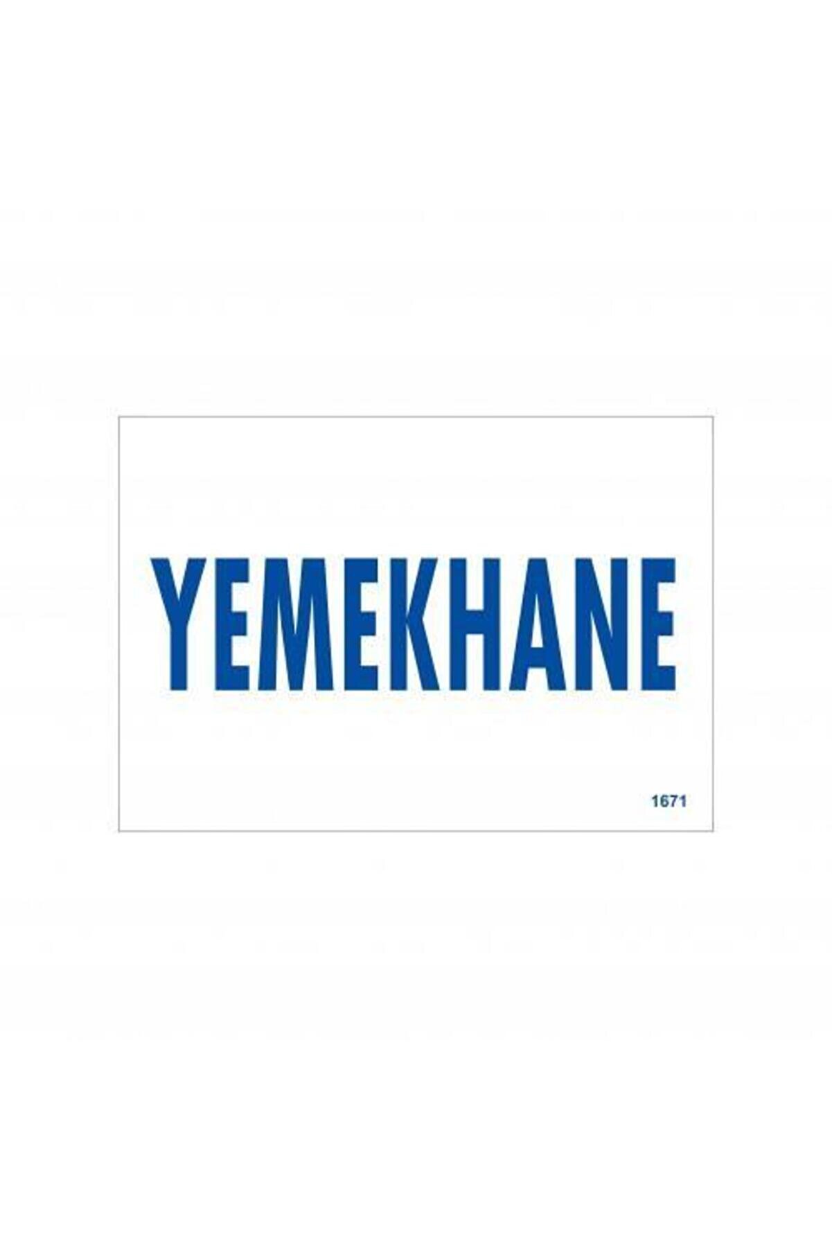 Ethab Ti̇caret Yemekhane Uyarı Levhası 17,5X25 Kod1671