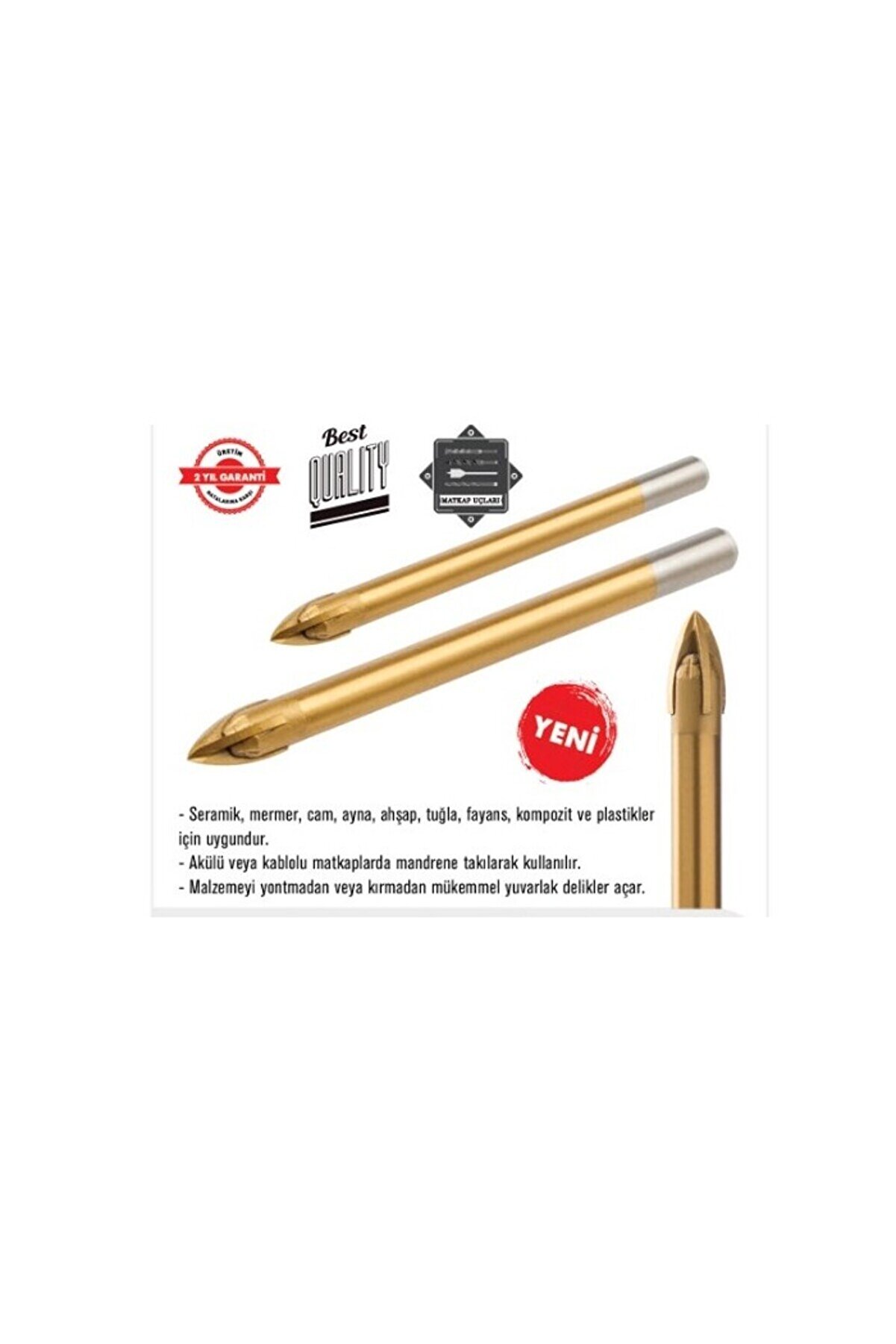 Uni̇versal Matkap Ucu - 9 Mm