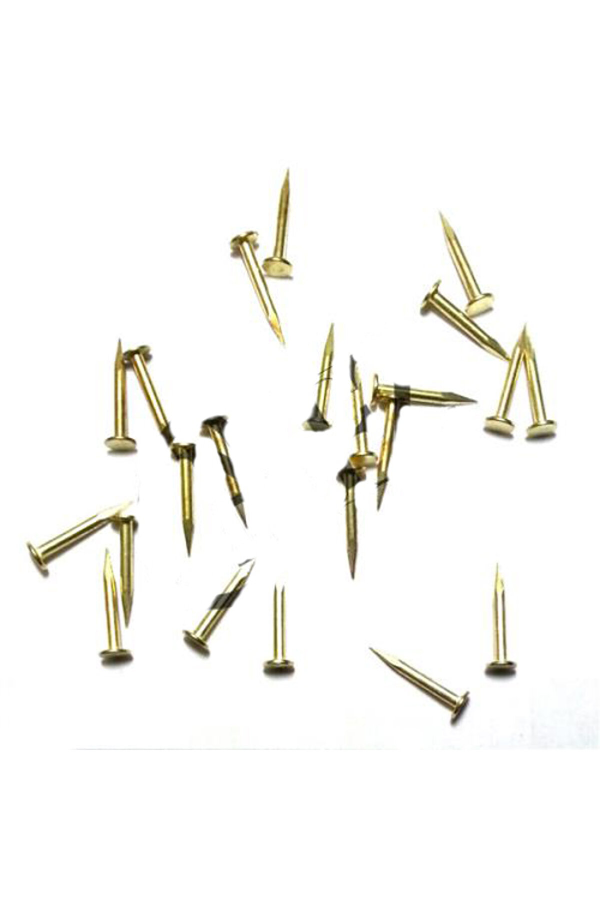 evimdeyokyok Klips, Menteşe, Ayağı Çivisi 9mm Çelik - Sarı 100gr