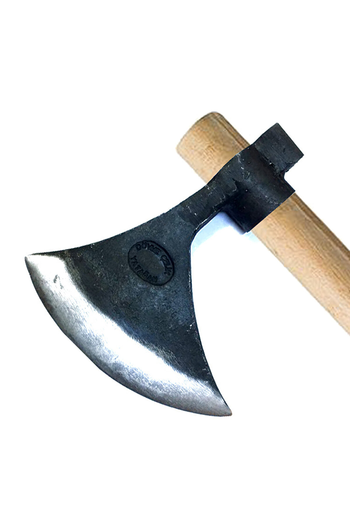 Keserli̇ Saplı Büyük Ay Balta 90 Cm - Dövme Çeli̇kten