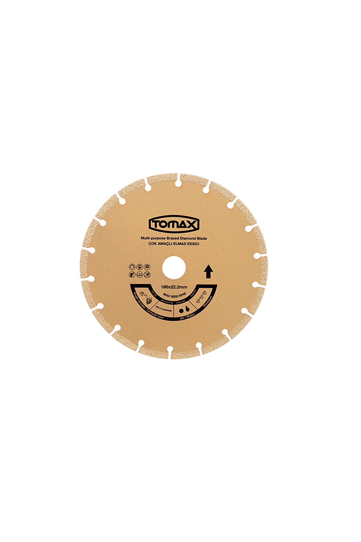 evimdeyokyok Çok Amaçlı Elmas Kesici Disk - 180x22