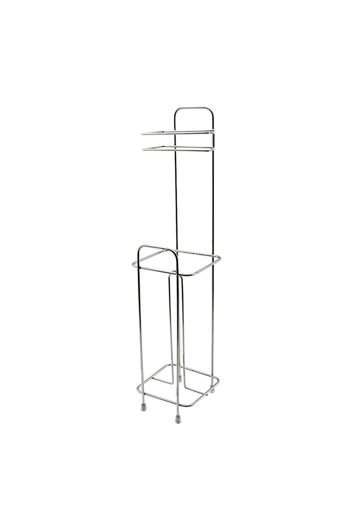 Go İthalat Kare Metal - Krom Yedekli̇ Wc Kağıtlık (4457)