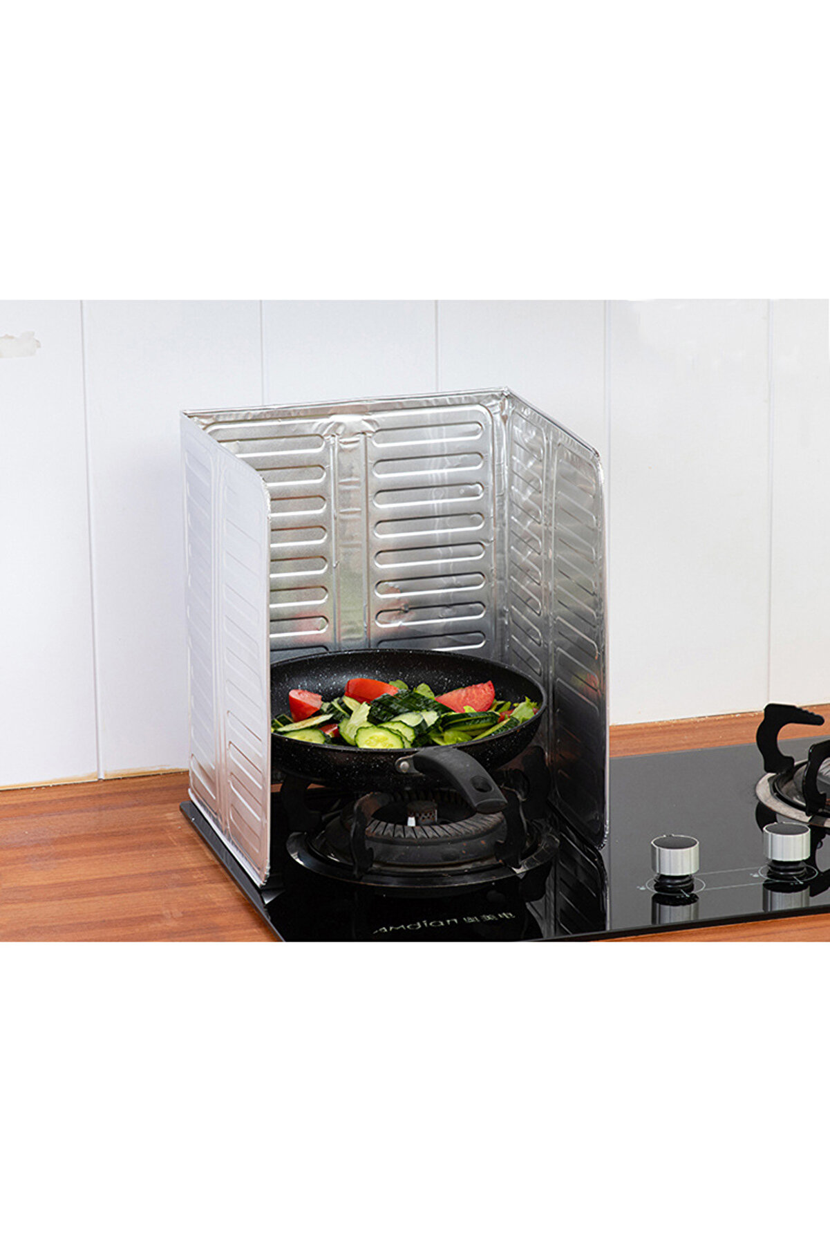 Ethab Ti̇caret Ocak Kenar Koruyucu Al&uuml;mi̇nyum Levha - Ev Kamp Karavan Ocak Koruyucu