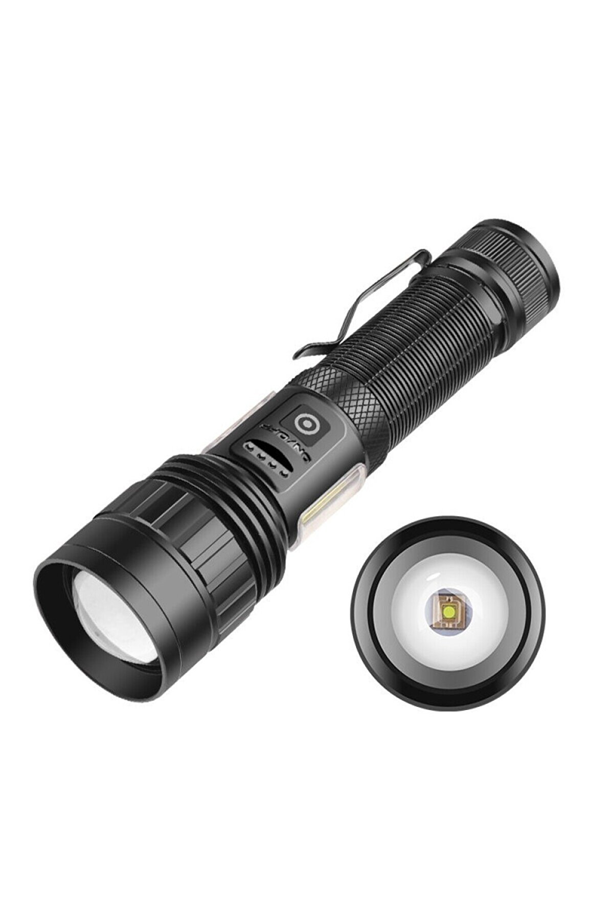 evimdeyokyok PeakStar Ps-6153 10000 Lümen Zoomlu Mıknatıslı TG Cob Led Powerbank Özellikli Profesyonel El Feneri