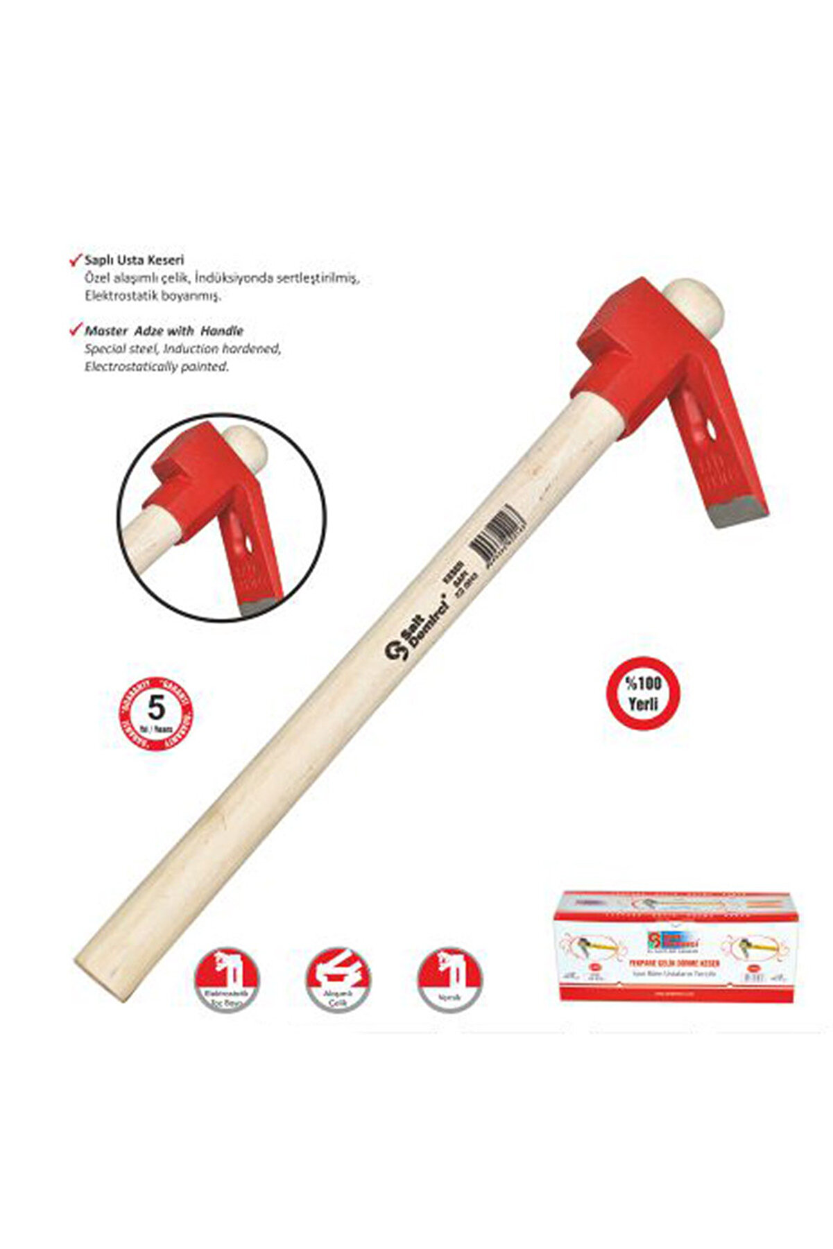 evimdeyokyok S.D. Saplı Usta Keseri - Boyalı