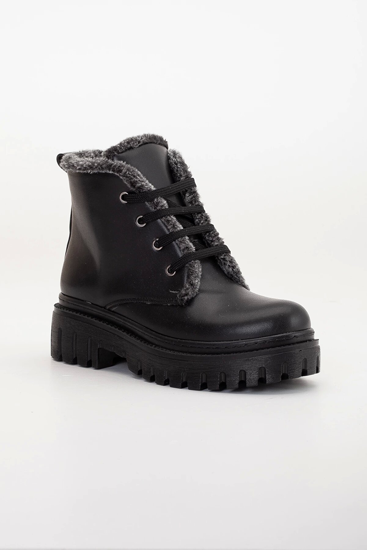 Gult Kadın Kürklü Bot