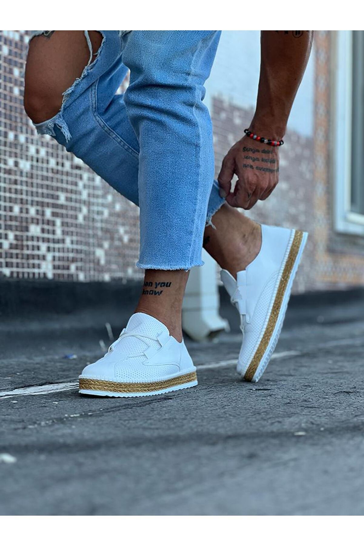 Ethab Ti̇caret Beyaz Erkek Casual Ayakkabı