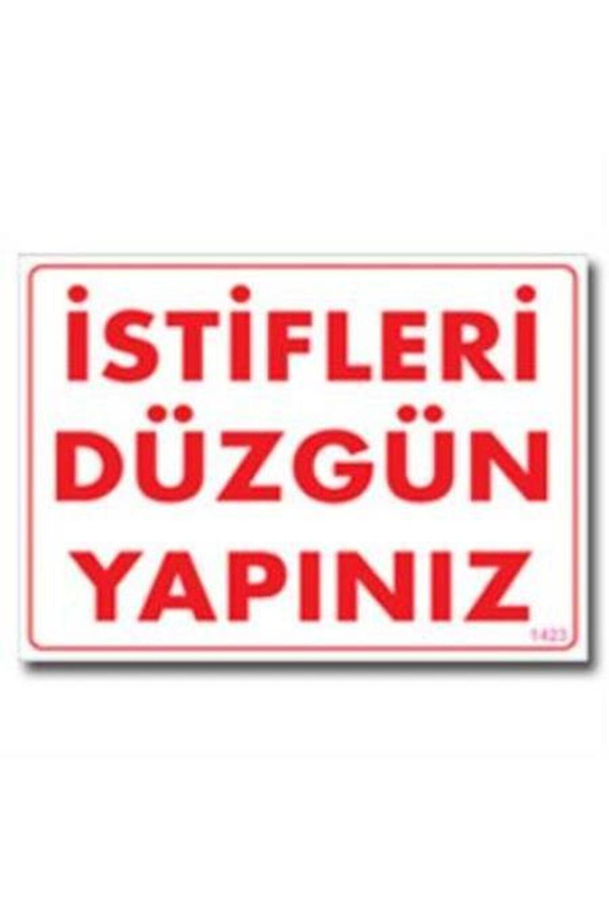 Ethab Ti̇caret İsti̇fleri̇ D&uuml;zg&uuml;n Yapınız Uyarı Levhası 25X35 Kod1423