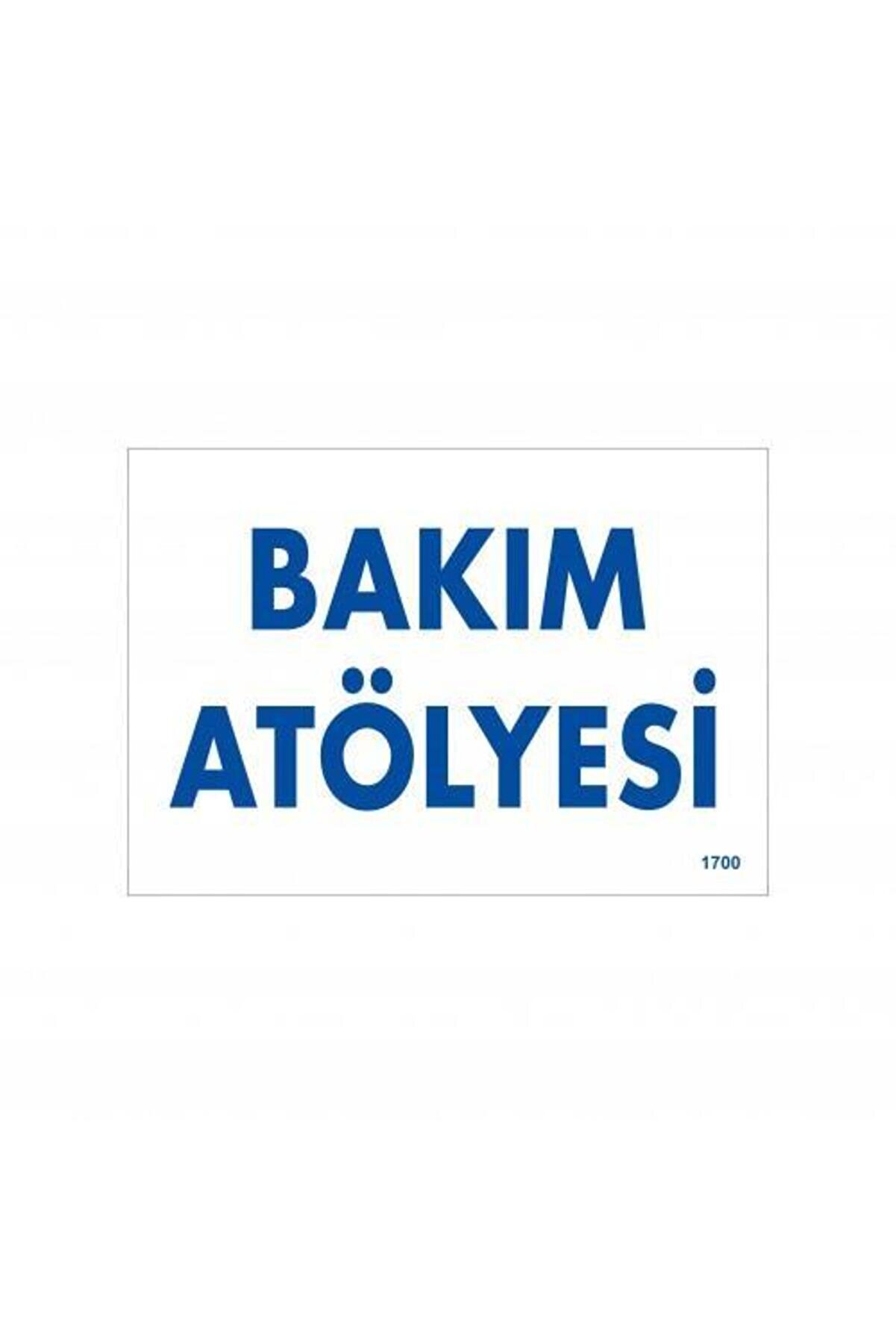 Ethab Ti̇caret Bakım At&ouml;lyesi̇ Uyarı Levhası 17,5X25 Kod1700