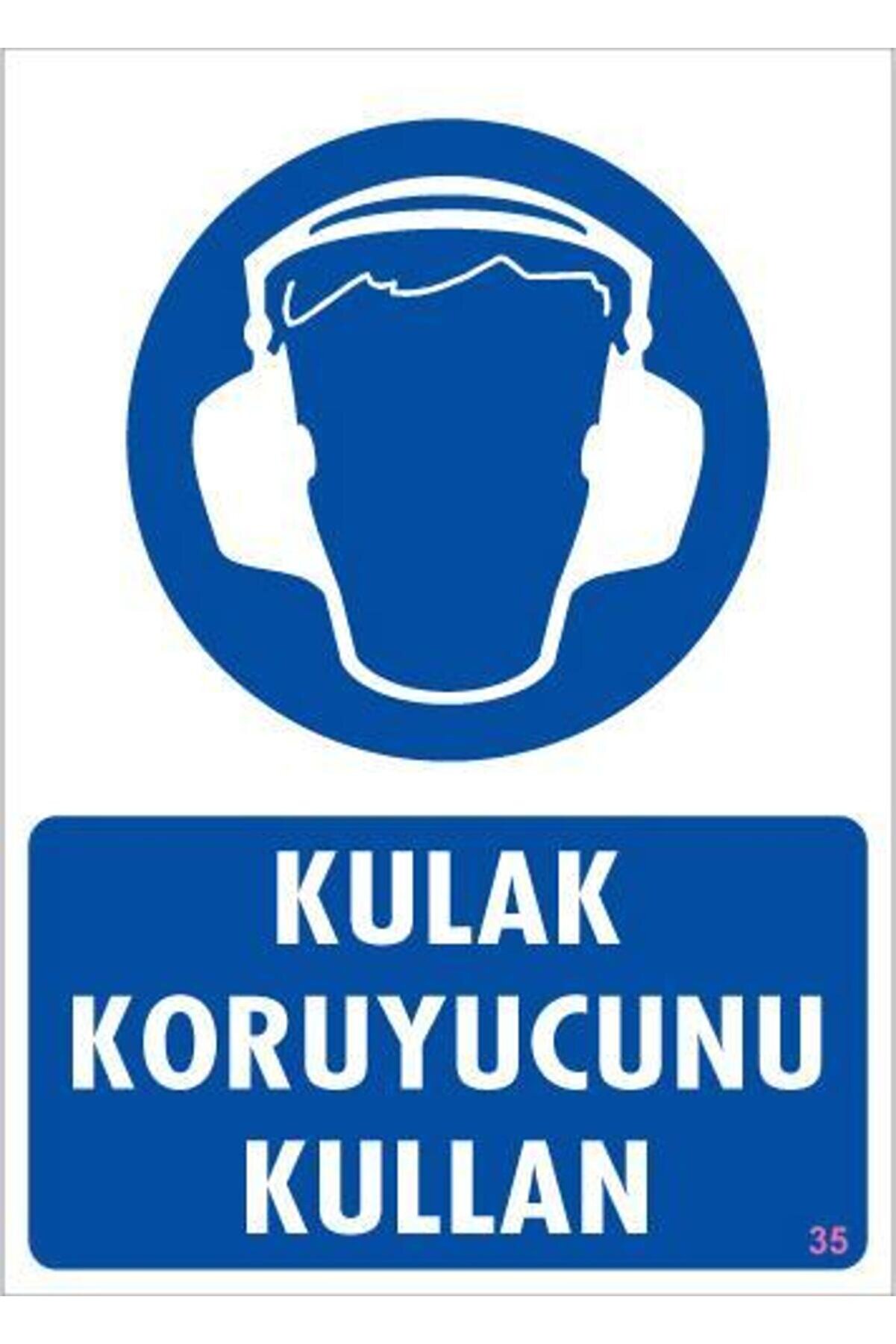 Ethab Ti̇caret Kulak Koruyucu Kullan Uyarı Levhası 25X35 Kod35