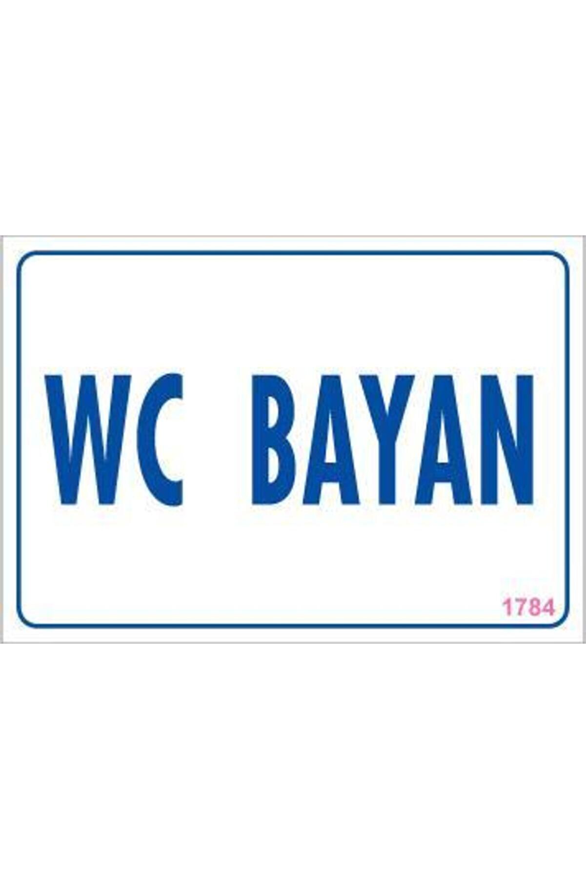 Ethab Ti̇caret Wc Uyarı Levhası 17,5X25 Kod1784