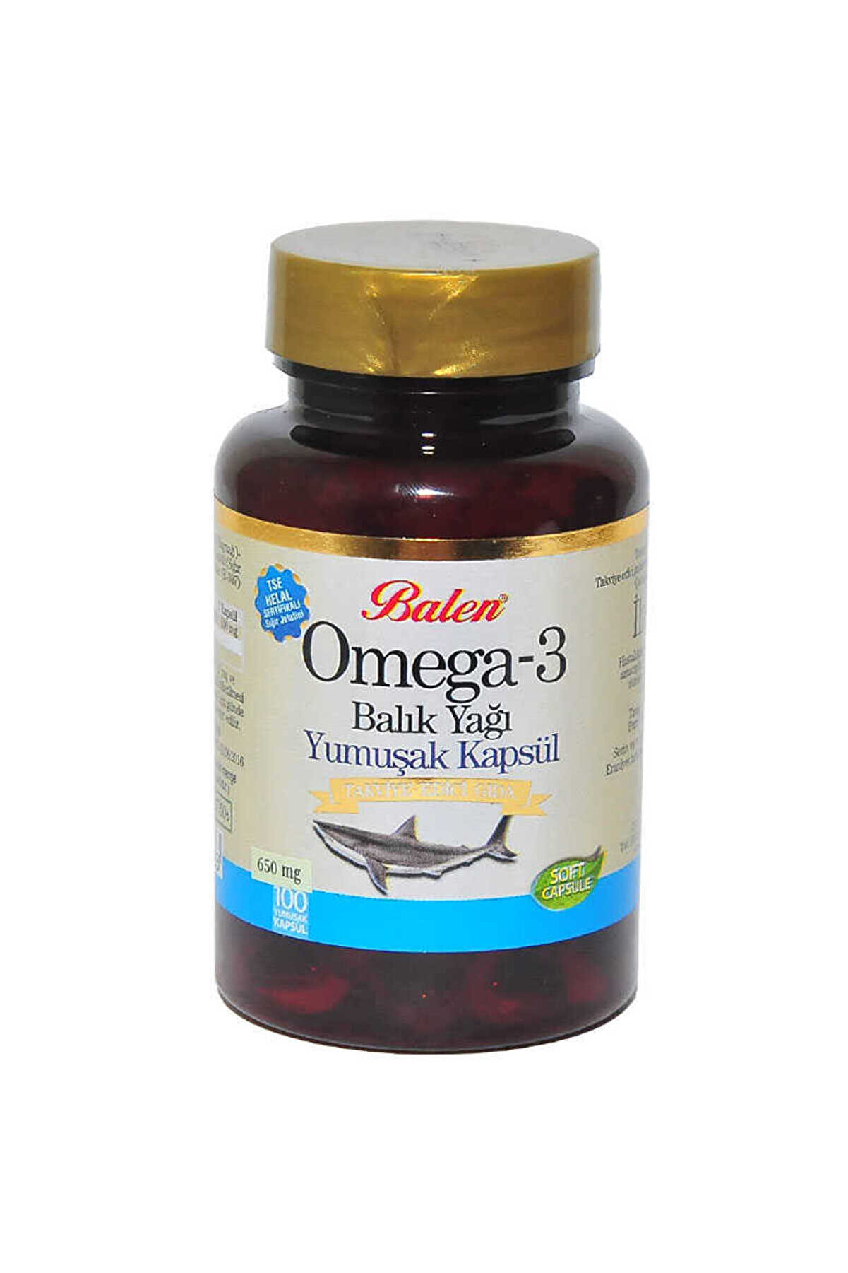 Ethab Ti̇caret Omega 3 Balık Yağı Yumuşak 100 Kaps&uuml;l