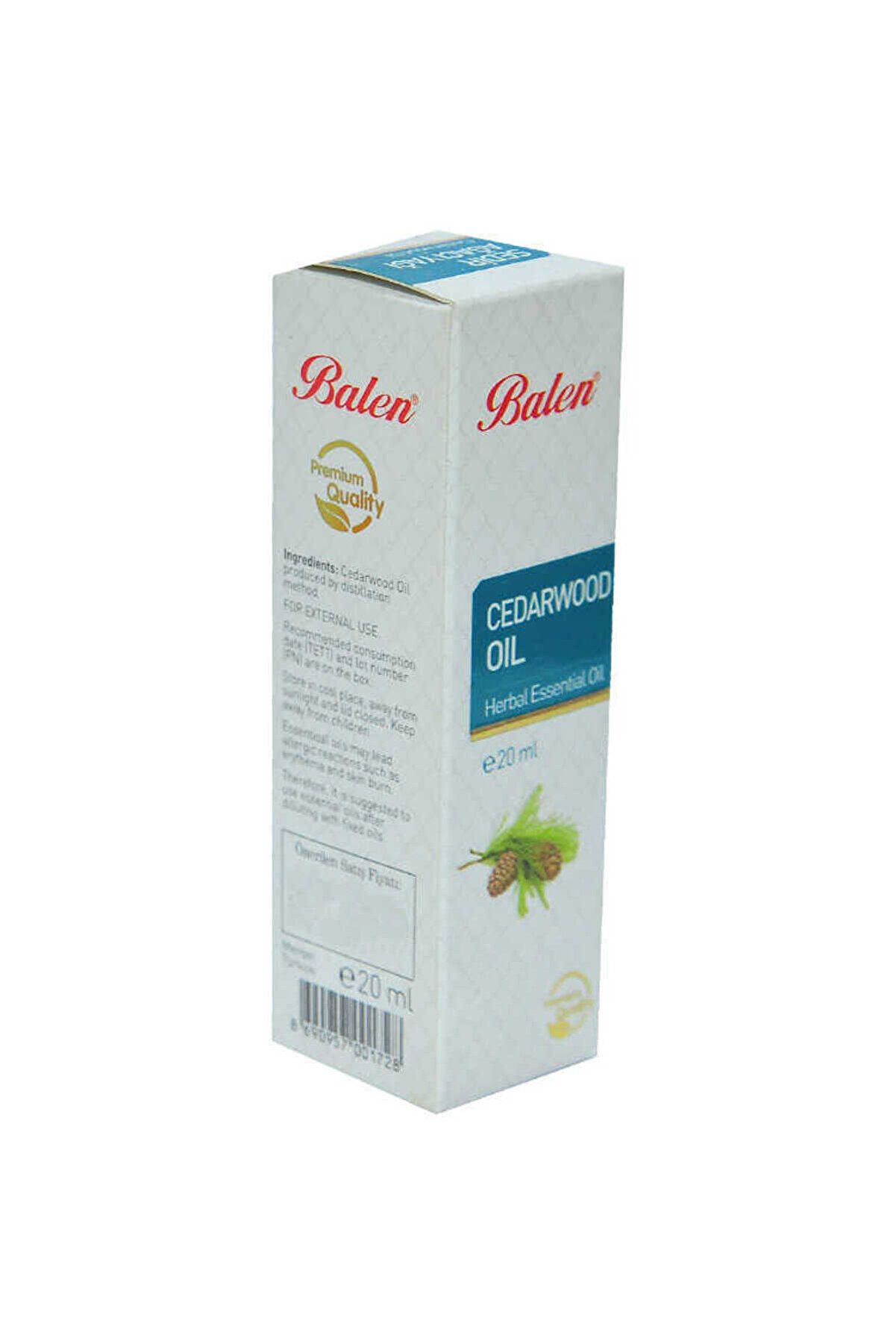 Ethab Ti̇caret Sedi̇r Ağacı Yağı (Di̇sti̇lasyon) 20 Ml Cam Şi̇şe