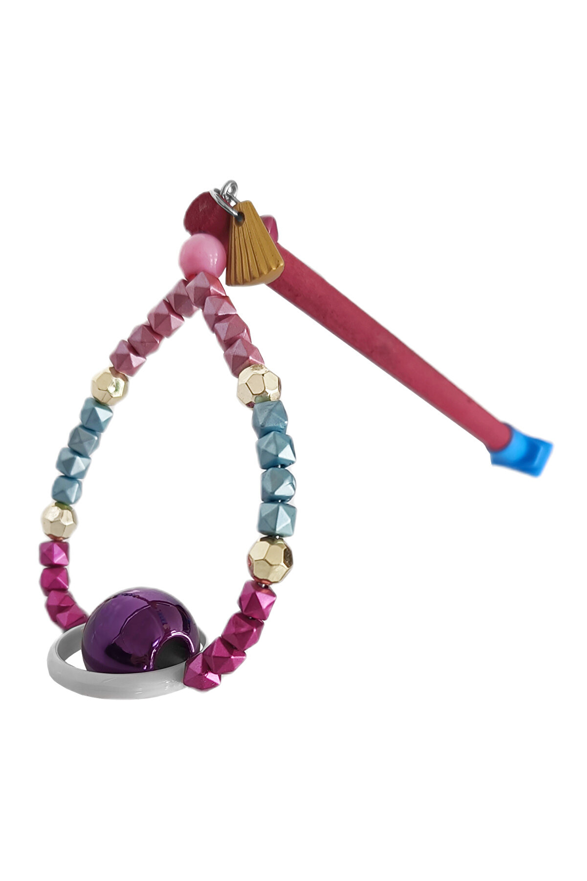 Bi̇lfold T&uuml;nekli̇ D&ouml;ner Toplu Kuş Oyuncağı 10 Cm-16 Cm Bordo