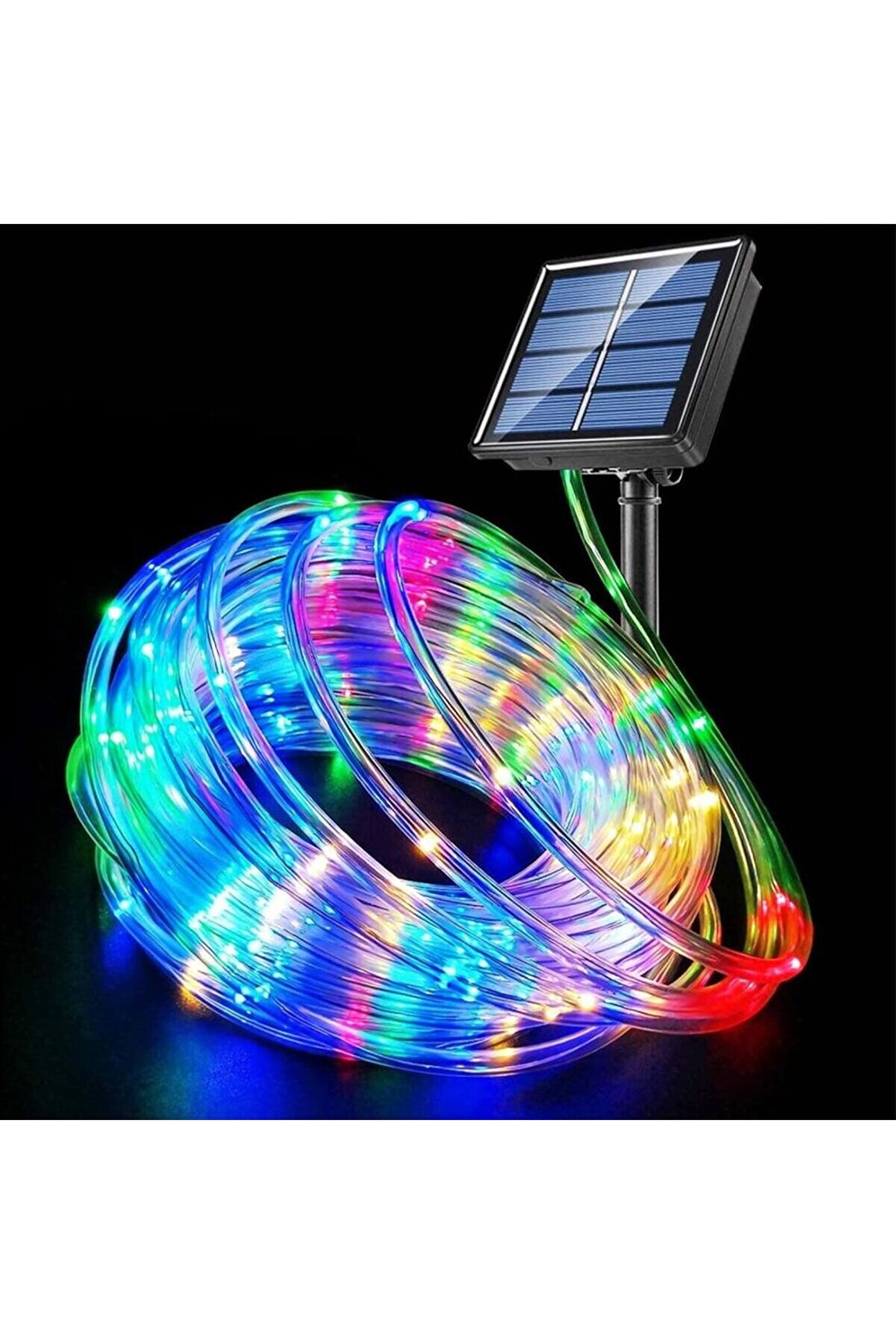 100 Led 10 M Solar Led Işık Rgb Mz51