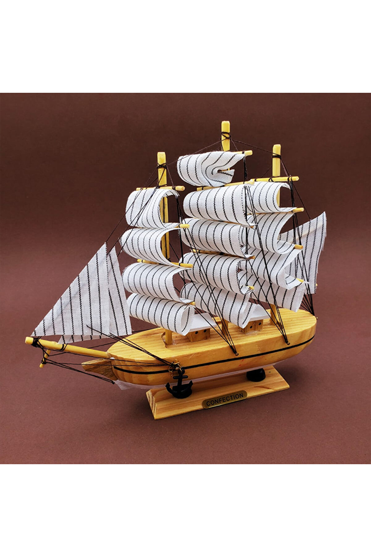 evimdeyokyok Orta Boy Ahşap Gemi