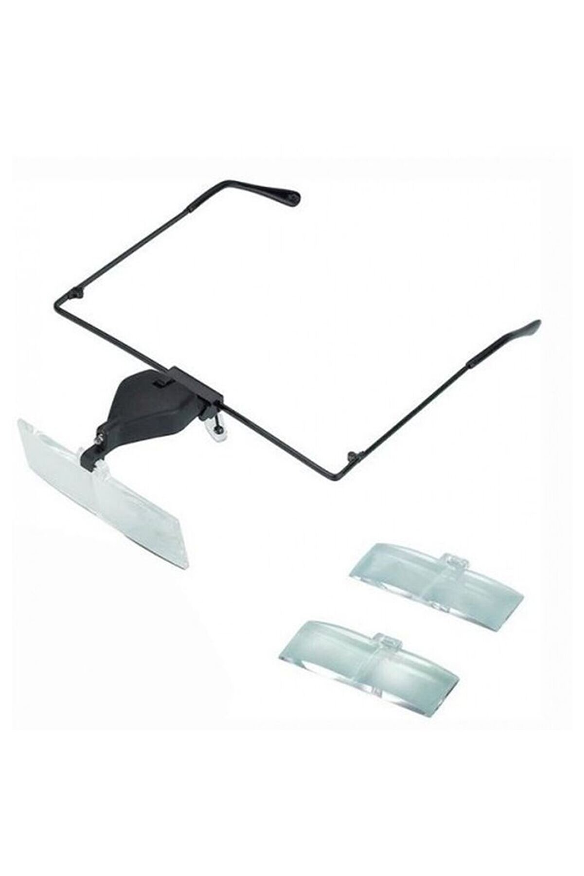 evimdeyokyok Gözlük Modeli 1.5X 2.5X 3.5X 3 Adet Lensi Gözlük Büyüteç