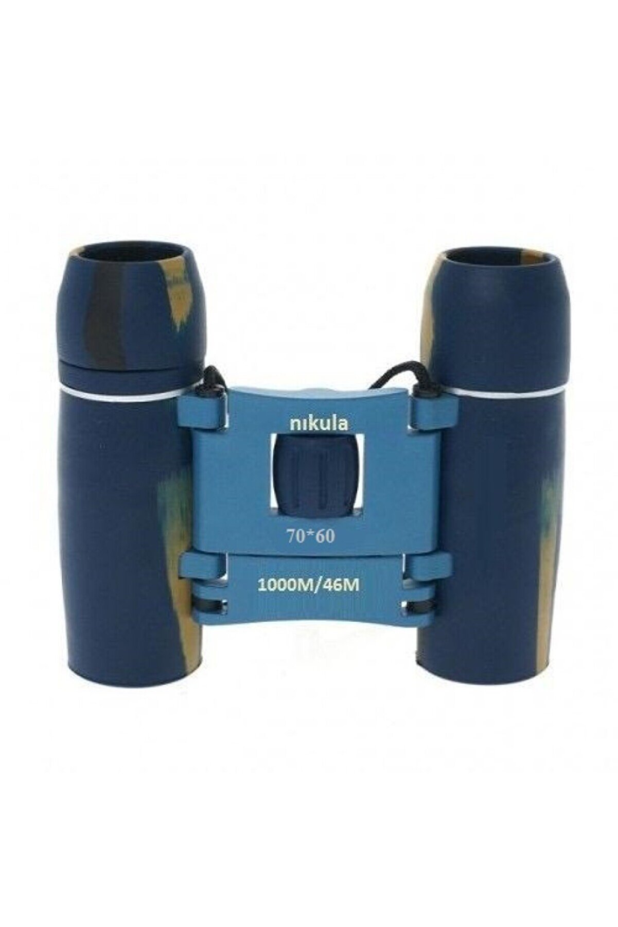 evimdeyokyok 70X60 Cepte Taşımalı Kauçuk Kaplamalı Mini Dürbün Mavi