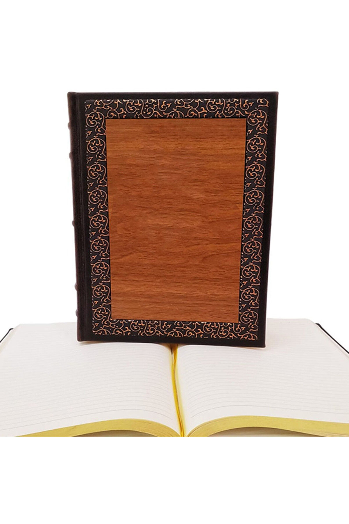 evimdeyokyok Ahşap Deri Defter