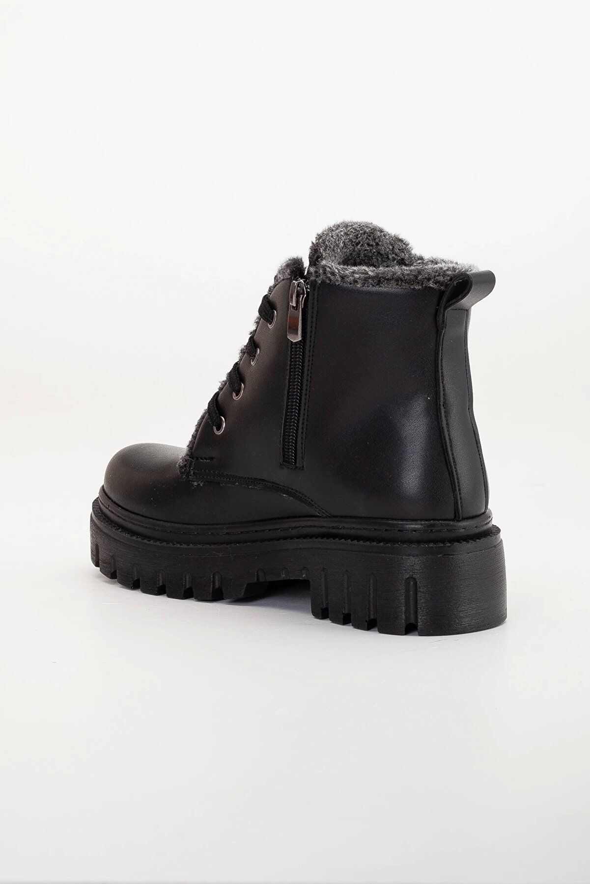 Gult Kadın Kürklü Bot