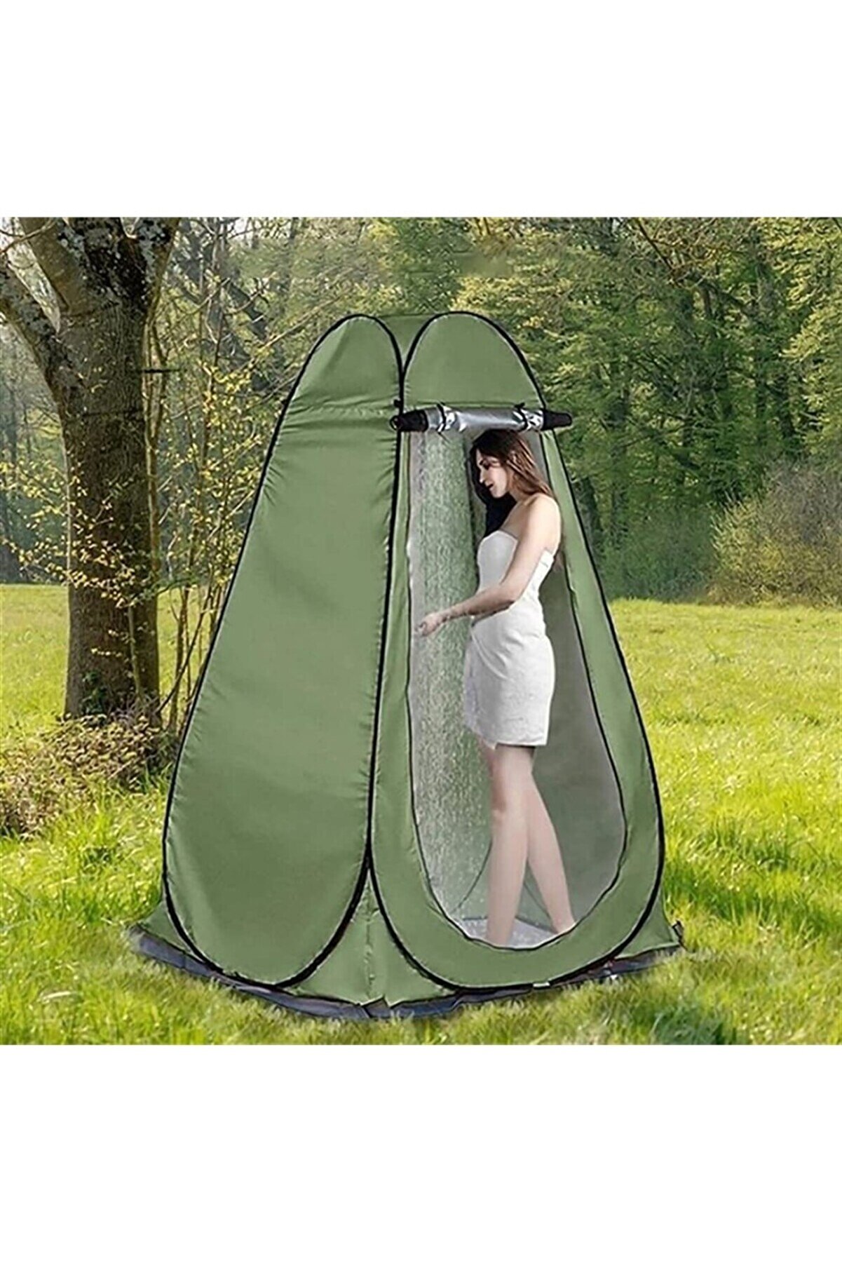 Kamp Otomati̇k Gi̇yi̇nme Ve Tuvalet Kabi̇ni̇ 120 X 120 X 190 Cm