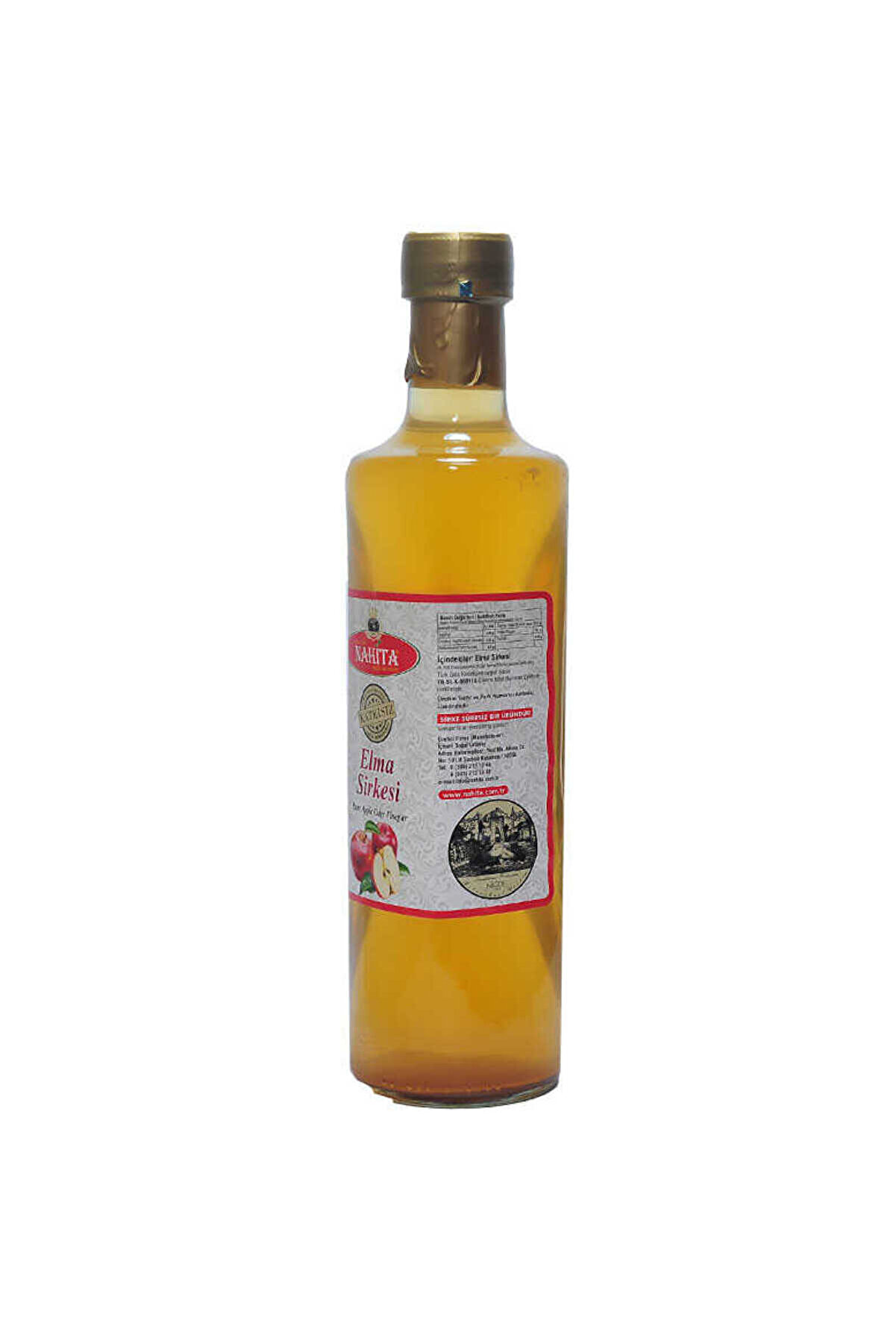 Bi̇lfold Elma Si̇rkesi̇ Doğal Katkısız Cam Şi̇şe 500 Ml