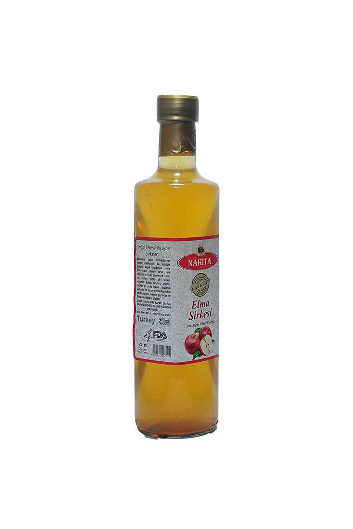Bi̇lfold Elma Si̇rkesi̇ Doğal Katkısız Cam Şi̇şe 500 Ml