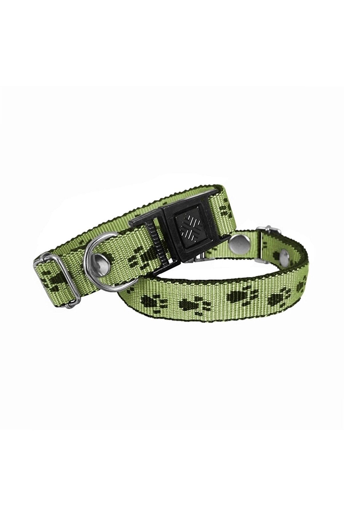 Bi̇lfold K&ouml;pek Tasması Pati̇li̇ Dokuma 2 Cm - Mi̇n 30 Cm - Max 50 Cm Yeşi̇l