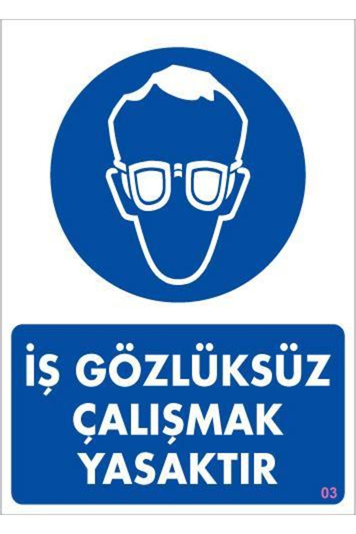 Ethab Ti̇caret İş Koruyucu Takınız Uyarı Levhası 25X35 Kod3