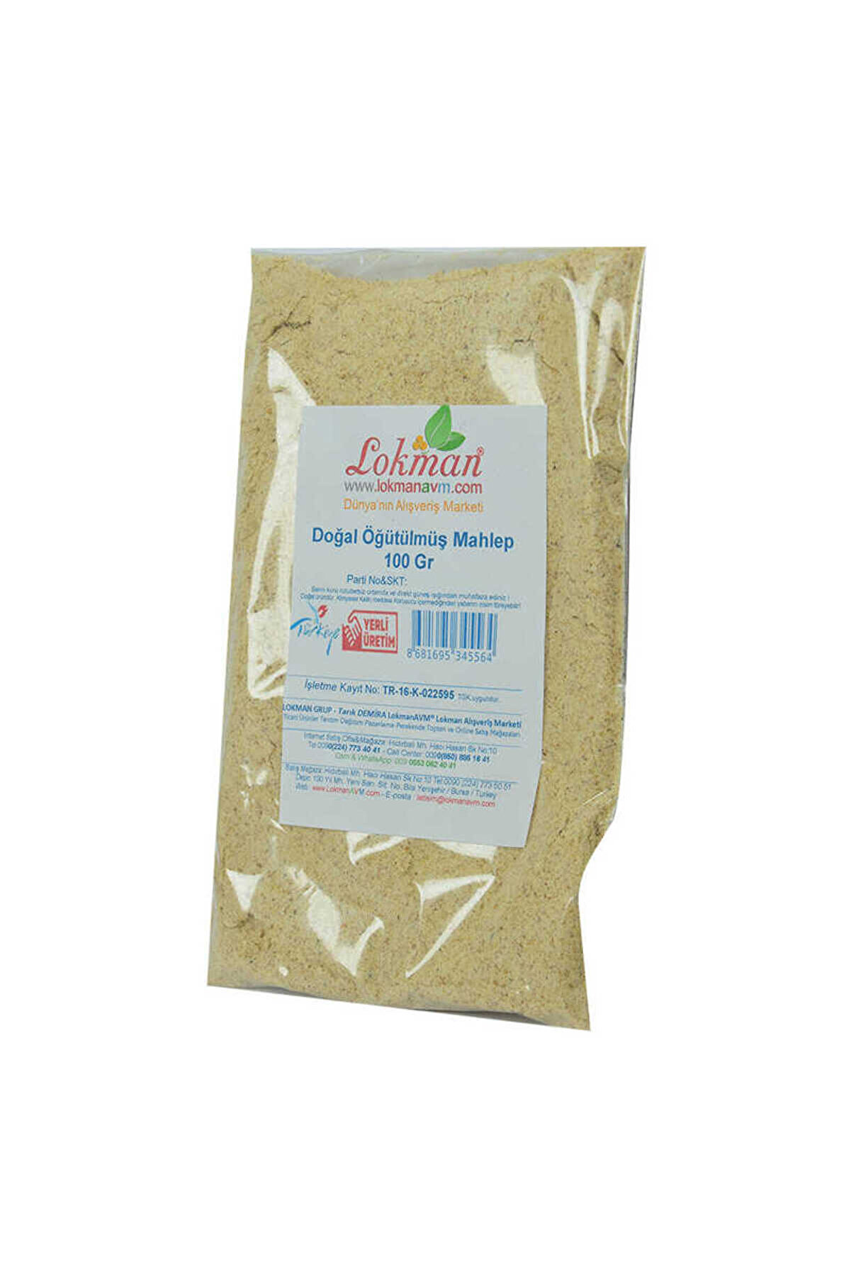 Ethab Ti̇caret Mahlep &Ouml;ğ&uuml;t&uuml;lm&uuml;ş Saf Doğal 100 Gr Paket