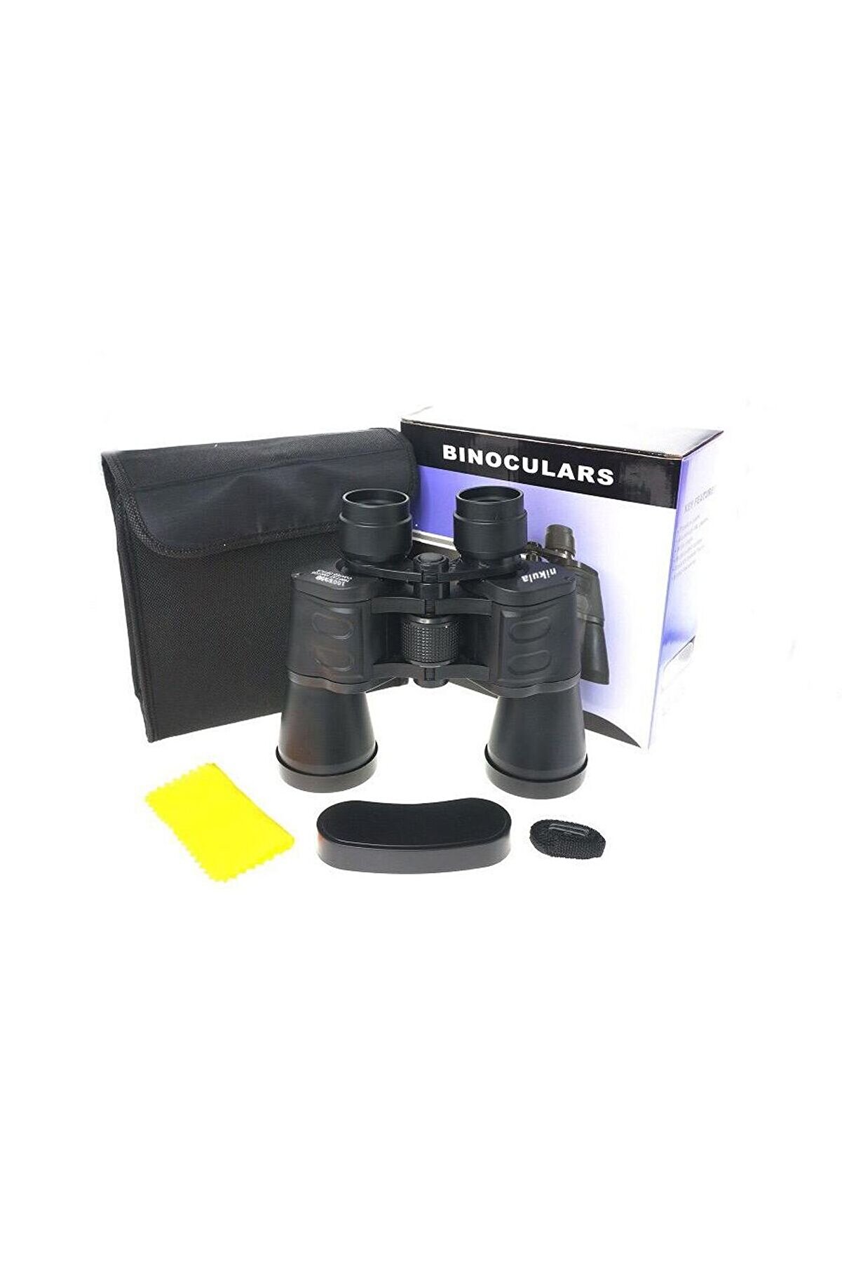 evimdeyokyok 100X100 Kauçuk Kaplamalı Mavı Cam Mercekli Dürbün 56M/1000M