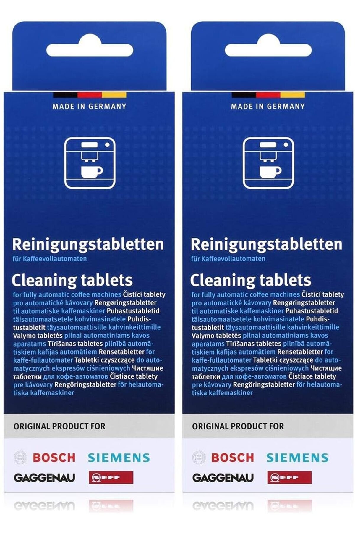 STOREMAX GÇAVM 2'li paket temizlik tableti, kahve otomatları için, termo sürahiler TCZ6001 2 x 10 tablet