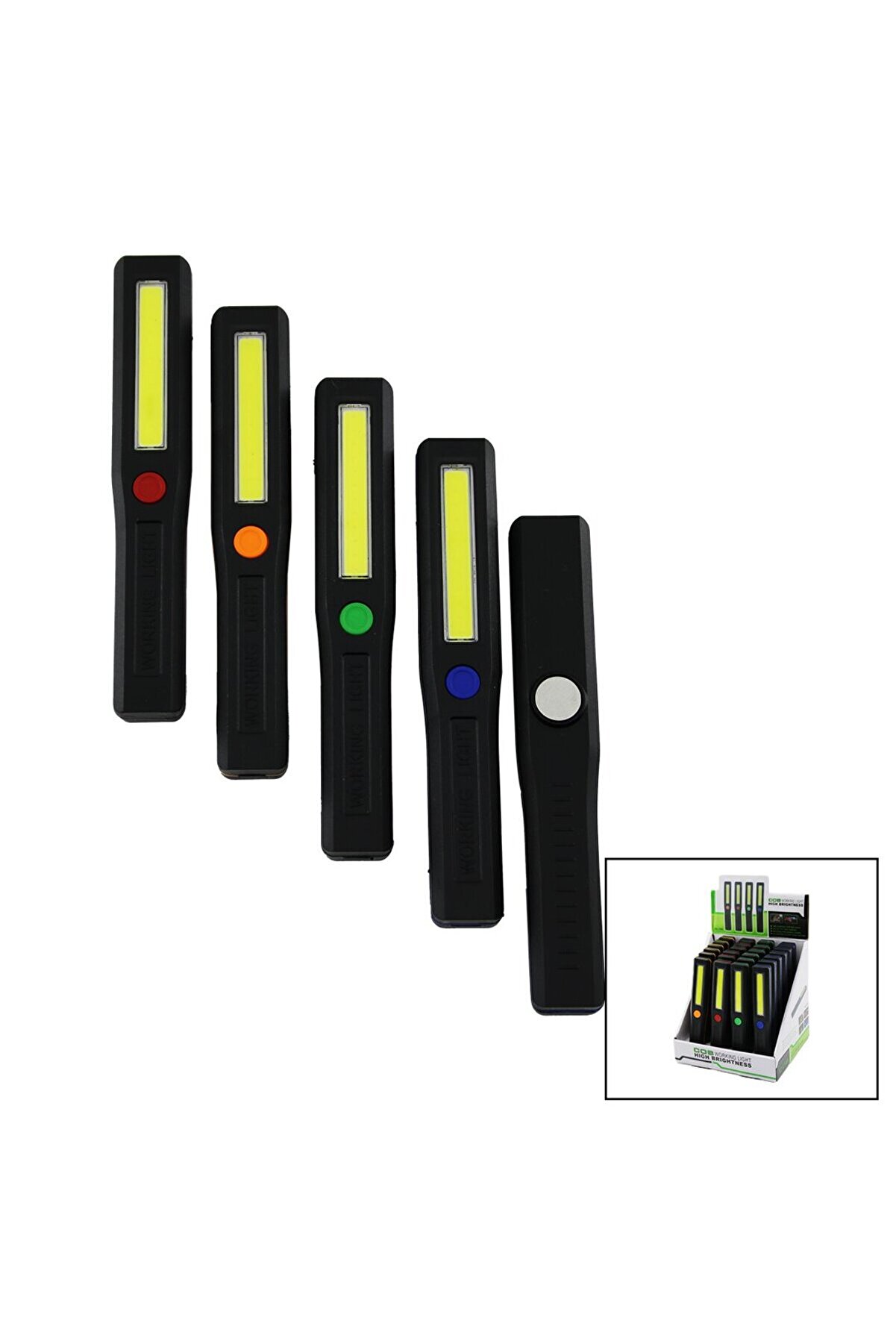 Go İthalat Pi̇lli̇ - Mıknatıslı El Feneri̇ No-320 (4457)